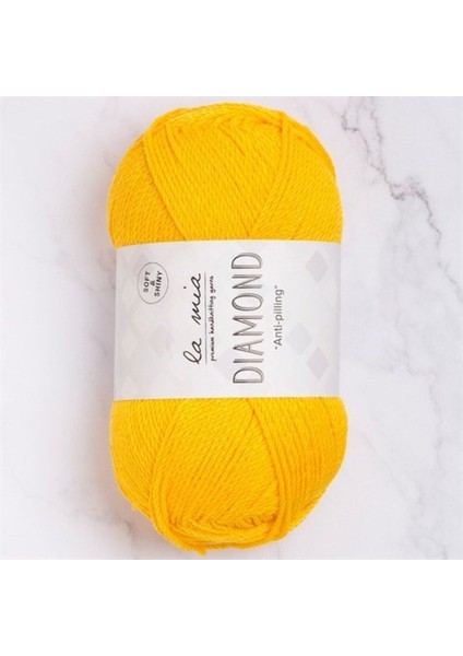 La Mia Di Amond Hardal Sarısı El Örgü Ipi - L003 - 33722