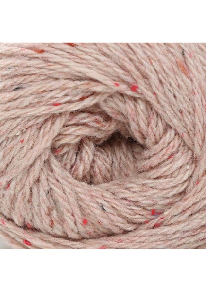 La Mia Re-Tweed Bej Melanj El Örgü Ipi - L022