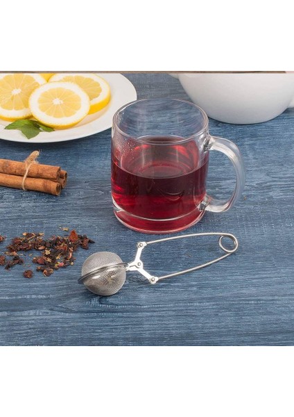 Kıskaçlı Bitki Çayı Filtresi Top Çay Demliği Çay Filtresi Maşası 721230