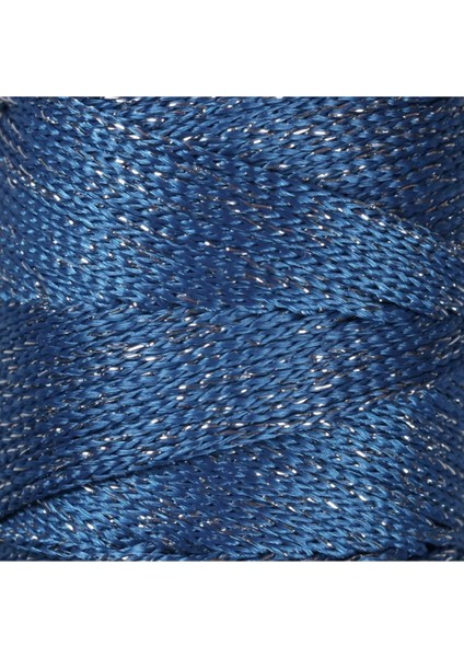 Loren Macrame Sparkle Simli Mavi El Örgü Ipi - Rm 238