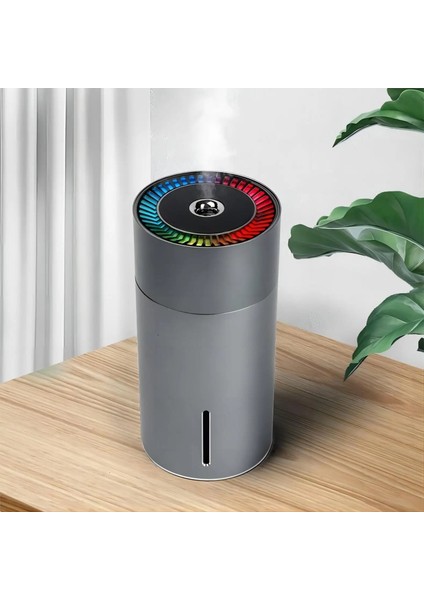 Taşınabilir Şarjlı Ultrasonic Hava Nemlendirici Cihazı 260ML Difüzör Araba/ev/ofis Metal Kaplama