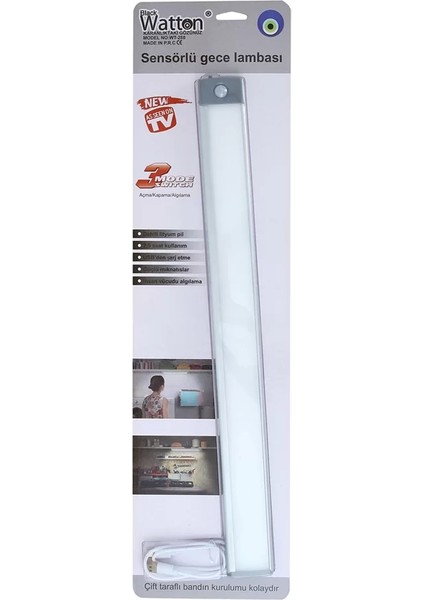Sensörlü Şarjlı Dolap Lambası WT-288