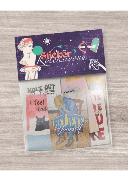 Motivasyon Temalı Sticker Seti 11'li - Ilham Verici Mesajlar ve Eğlenceli Tasarımlar - Laptop, Defter, Telefon Için Çıkartmalar