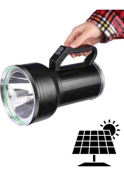 Gt LED Taşınabilir Güneş Solar Ledli Fener WT-415