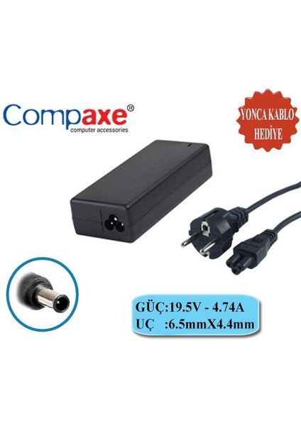 CLS-102 Notebook Adaptör 19.5V 4.74A 6.5x4.4mm Sony