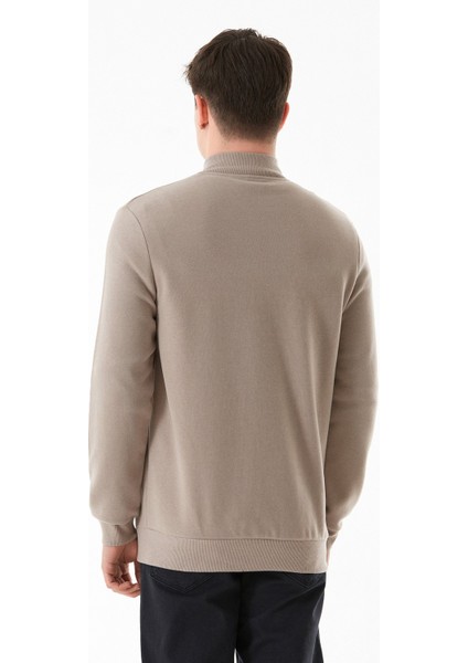 Fermuarlı Dik Yaka Sweatshirt fırsatları