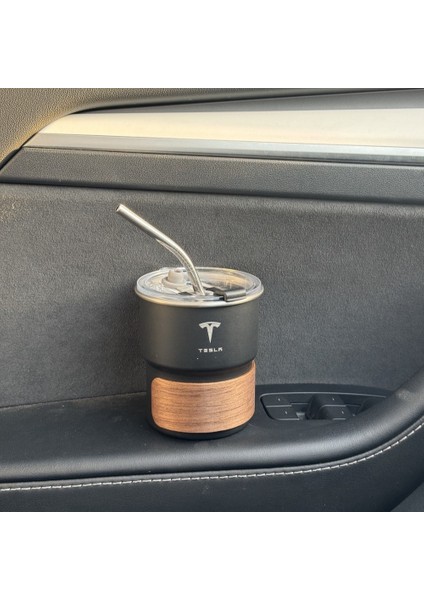 Tesla Logolu Sızdırmaz Kapaklı Pipetli Taşınabilir 300ML Matara (Yurt Dışından) fırsatları