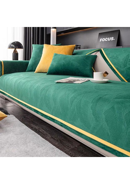 Peluş Kanepe Minimalist Oturma Odası Kaymaz Koltuk Örtüsü (Yurt Dışından)