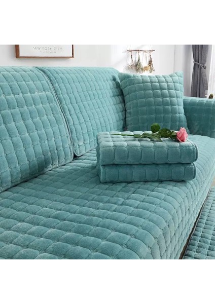 Peluş Kanepe Minimalist Oturma Odası Kaymaz Koltuk Örtüsü (Yurt Dışından)