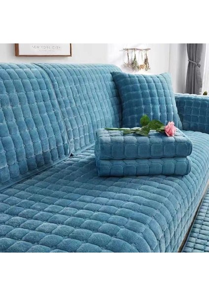 Peluş Kanepe Minimalist Oturma Odası Kaymaz Koltuk Örtüsü (Yurt Dışından)