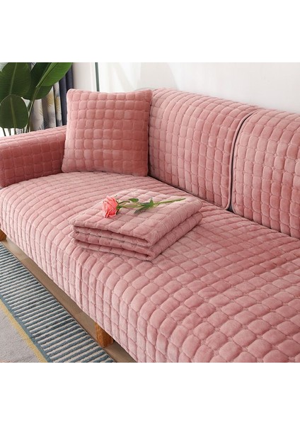 Peluş Kanepe Minimalist Oturma Odası Kaymaz Koltuk Örtüsü (Yurt Dışından)