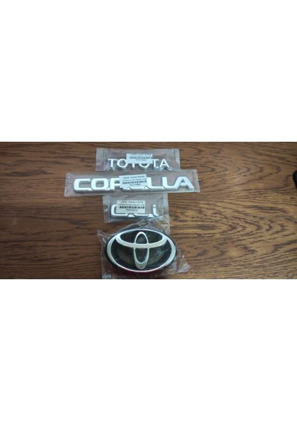 Toyota Bagaj Yazısı Corolla Bagaj Yazısı Gli Yazı Corolla Ön Arma Efsane Kasa AE101 1992-1997 Uyumlu
