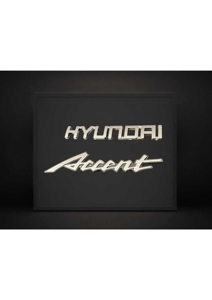 Hyundai Admira Kasa ''hyundai+Accent'' 2li Takım Orijinal Boyut