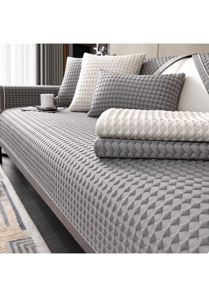 Peluş Kanepe Minimalist Oturma Odası Kaymaz Koltuk Örtüsü (Yurt Dışından)