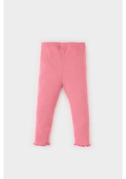 Kız Bebek Düz Paça Fitilli Kaşkorse Basic Düz Tayt Z4676A225SP