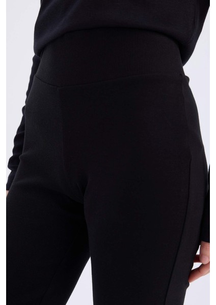Coool Flare Fit Esnek Belli İspanyol Paça Ribana Pantolon E0628AX25SP