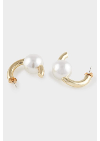 Kadın 2'li İncili Gold Küpe E3990AXNS fiyatları