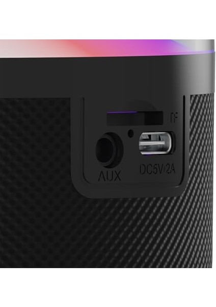 Mah, Taşınabilir, Siyah 1200 Bluetooth Hoparlör 360 Rgb BF24 Surround Labs Yeni fiyatları