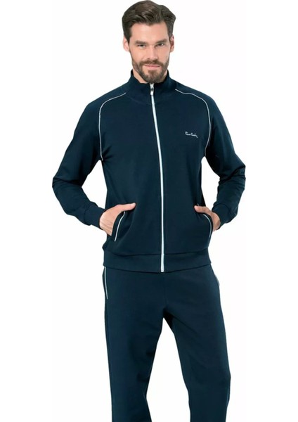 2 Iplik Mevsimlik Fermuarlı Düz Paça Pamuklu Eşofman Takımı 8.q.1.k.6.k.6