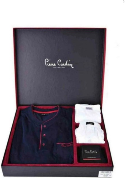 Damat Çeyiz Lacivert Pijama Çamaşır Set Takım 2000