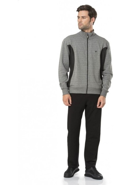 Pamuklu Mevsimlik 2 Iplik Fermuarlı Düz Paça Eşofman Takımı 8.q.1.k.1.k.1