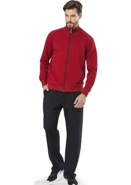 2 Iplik Mevsimlik Fermuarlı Düz Paça Pamuklu Eşofman Takımı 8.q.1.k.6.k.6 fırsatları