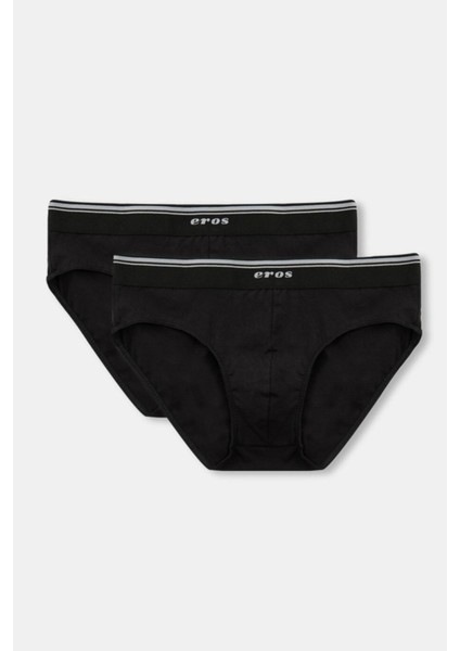 Erkek Siyah 2'li Slip