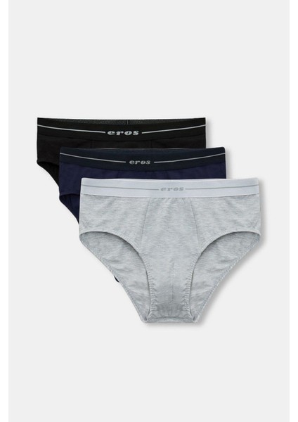 Erkek 3'lü Çok Renkli Slip Külot Eq.ru.so.0k.ka1.6 modelleri