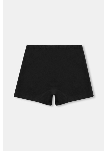 Erkek %100 Pamuk 2'li Beli Lastikli Siyah & Lacivert Şort Boxer Eq.ru.so.0k.ka3.8