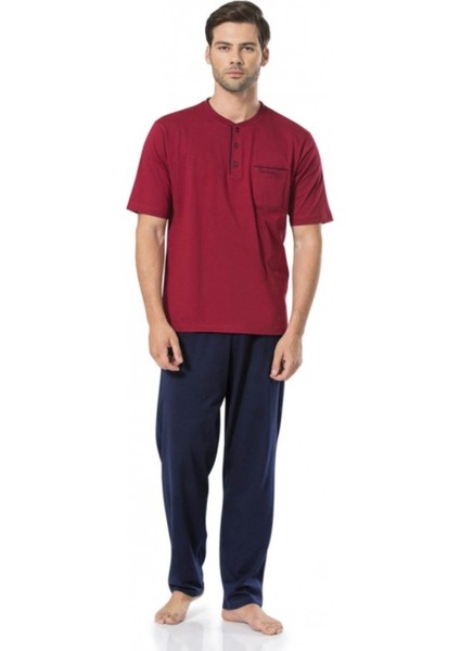Pamuklu Penye Kutulu 3'lü Erkek Çeyiz Pijama Takımı Q5.u.3o.k7.k.a0.p.c