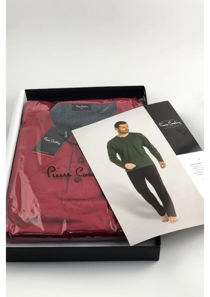Pamuklu Penye Kutulu Erkek Çeyiz Pijama Takımı Q5.u.4o.k5.k.a4.p.c