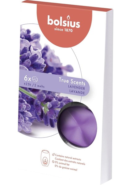 Koku Deneyimi 25 Saat Toplamda Yaklaşık Eritme ile 2-3 Kere Mum - Şekilli Tablet 6 Yuvarlak Kokulu - - Lavanta Mum Tableti Buhardanlık Eritme Kokulu Yeni