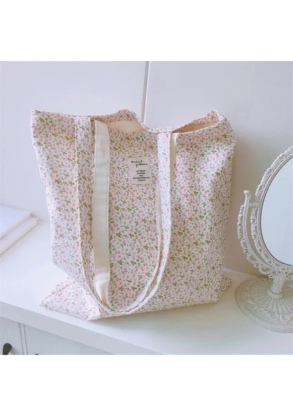 Typea Kadın Alışveriş Omuz Çantası Bakkaliye Büyük Çiçek Kadın Yeniden Kullanılabilir Katlanabilir Alışveriş Çantası Kitap Çantası Çanta Bayanlar Kız Için (Yurt Dışından)