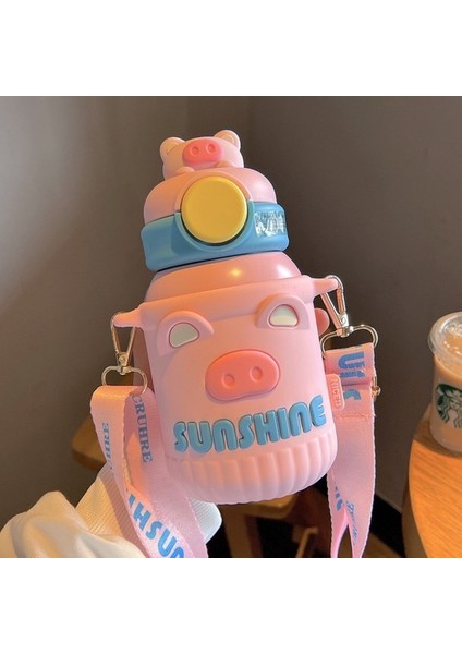 550ML Çocuklar Için Termos Paslanmaz Çelik Termos Taşınabilir Termos (Yurt Dışından)