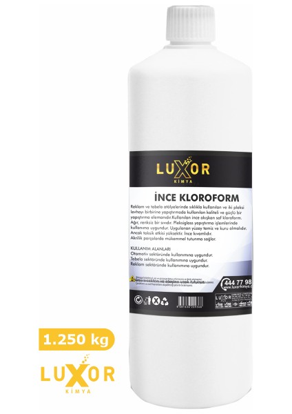 Kimya 1.250 Kg İnce Kloroform