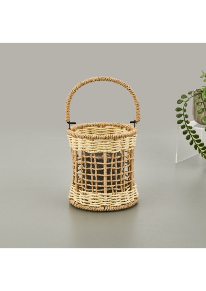 Deco Fuego Mumluk - Bej / Krem - 13X14 cm