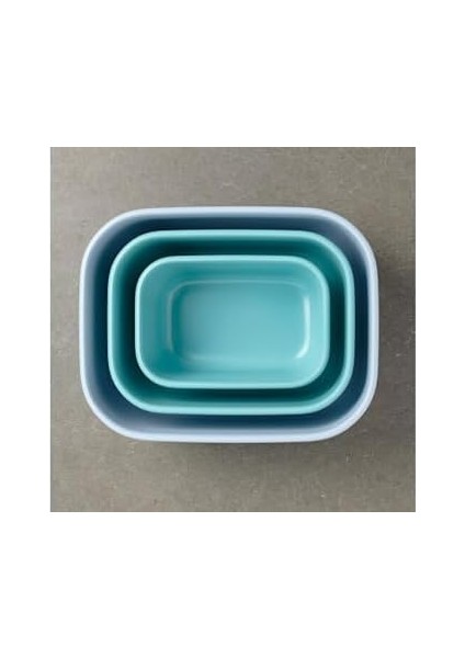 - Multi Bowl Cirqula Rectangular - Kapaklı Saklama Kabı - Buzdolabı Için Hava Geçirmez Saklama Kutusu ve Mikrodalga Fırın Kabı Olarak Uygundur - 1000 ml - Nordic Sage modelleri