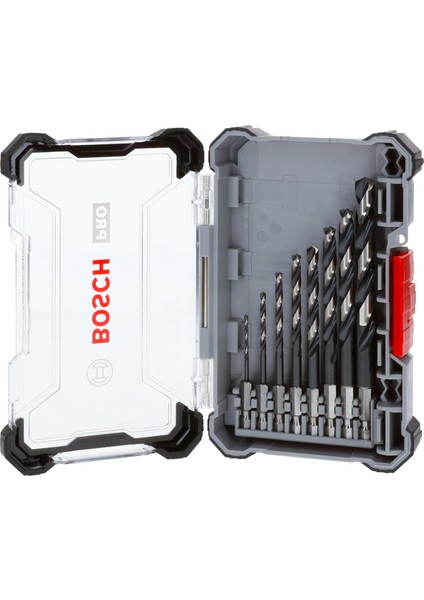 Matkap Seti Matkap Seti Impact Control Hss, 8-Parçalı Set Bohrmaschienen, Spiral Matkap Ucu Seti İçin Her Biri 1 Hss Matkap Ucu Çap 2, 3, 4, 5, 6, 7, 8, 10 Mm, 1 Kutu
