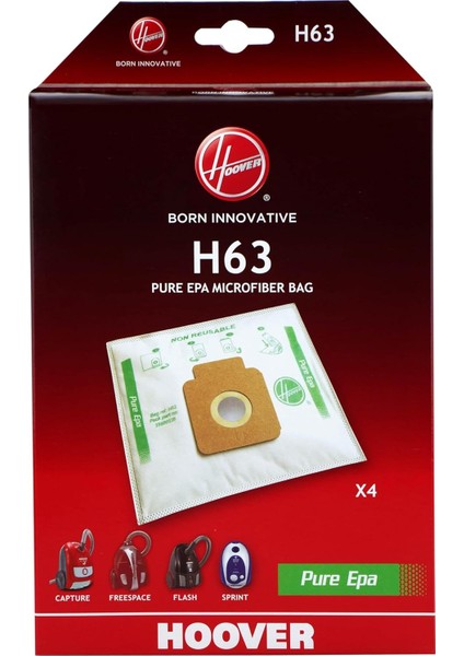 H63 Freespace Mikrofiber Torbalar (X4)