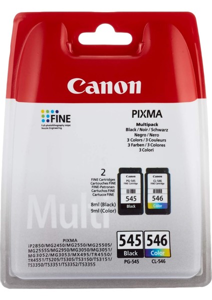 8287B005 PG-545/CL-546 Multi Paket Kartuş