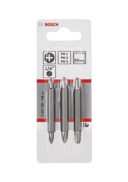 Professional Accessories Vidalama Ucu, Gri, 3 Adet