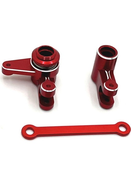 Rc Araba Yükseltme Direksiyon Bileşeni Servo Çubuk Mjx Için Set 1/10 10208 Canavar Rc Araba Yükseltme Parçaları Kırmızı (Yurt Dışından)