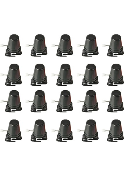 20 Adet Saat Bacaklı Robot Kurmalı Oyuncak Hareketi Çocuk Siyah (Yurt Dışından)