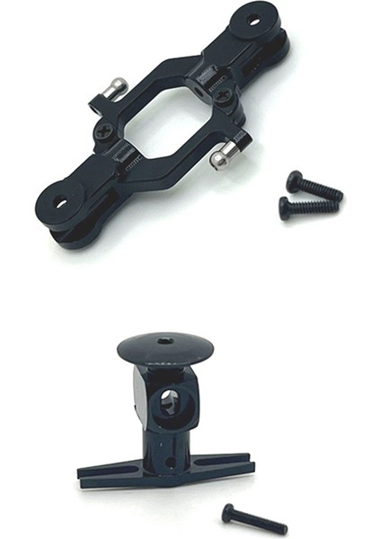 Wltoys Rc Helikopterleri Için Bıçak Kelepçesi Rotor Kelepçesi Kiti K127 Siyah (Yurt Dışından)