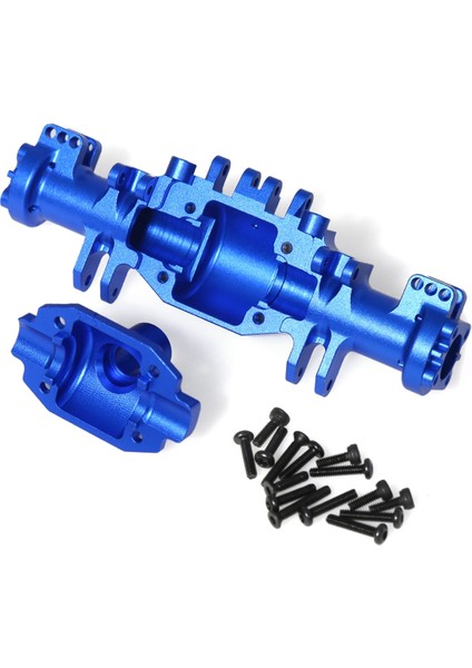 Rc Araba Yükseltme Hızlı Bırakma Ön Arka Aks Köprü Kabuk Kiti Losi Için 1/18 Mini Lmt 4x4 Fırça Canavar Kamyon Mavisi (Yurt Dışından)