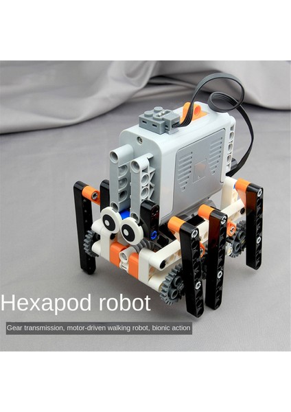 6 Ayaklı Yürüyen Robot Yapı Blok Güç Fonksiyonu Teknik Kendin Yap (Yurt Dışından)