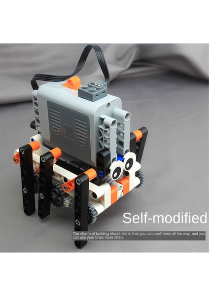 6 Ayaklı Yürüyen Robot Yapı Blok Güç Fonksiyonu Teknik Kendin Yap (Yurt Dışından)