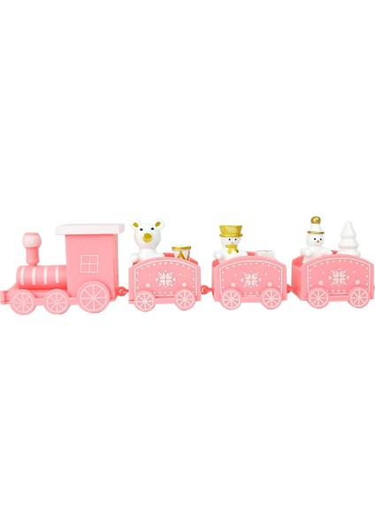 4 Adet Noel Tren Süslemeleri Tren Dekorlu Mini Tren Dekor Seti (Yurt Dışından) modelleri