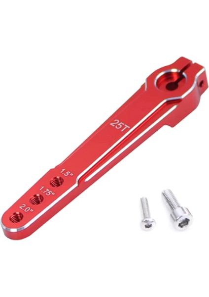 Alüminyum Genişletilmiş Direksiyon Servo Rc Araba Scx10 Rc Oyuncak Parçaları Kırmızı (Yurt Dışından)