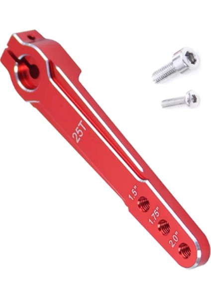 Alüminyum Genişletilmiş Direksiyon Servo Rc Araba Scx10 Rc Oyuncak Parçaları Kırmızı (Yurt Dışından)